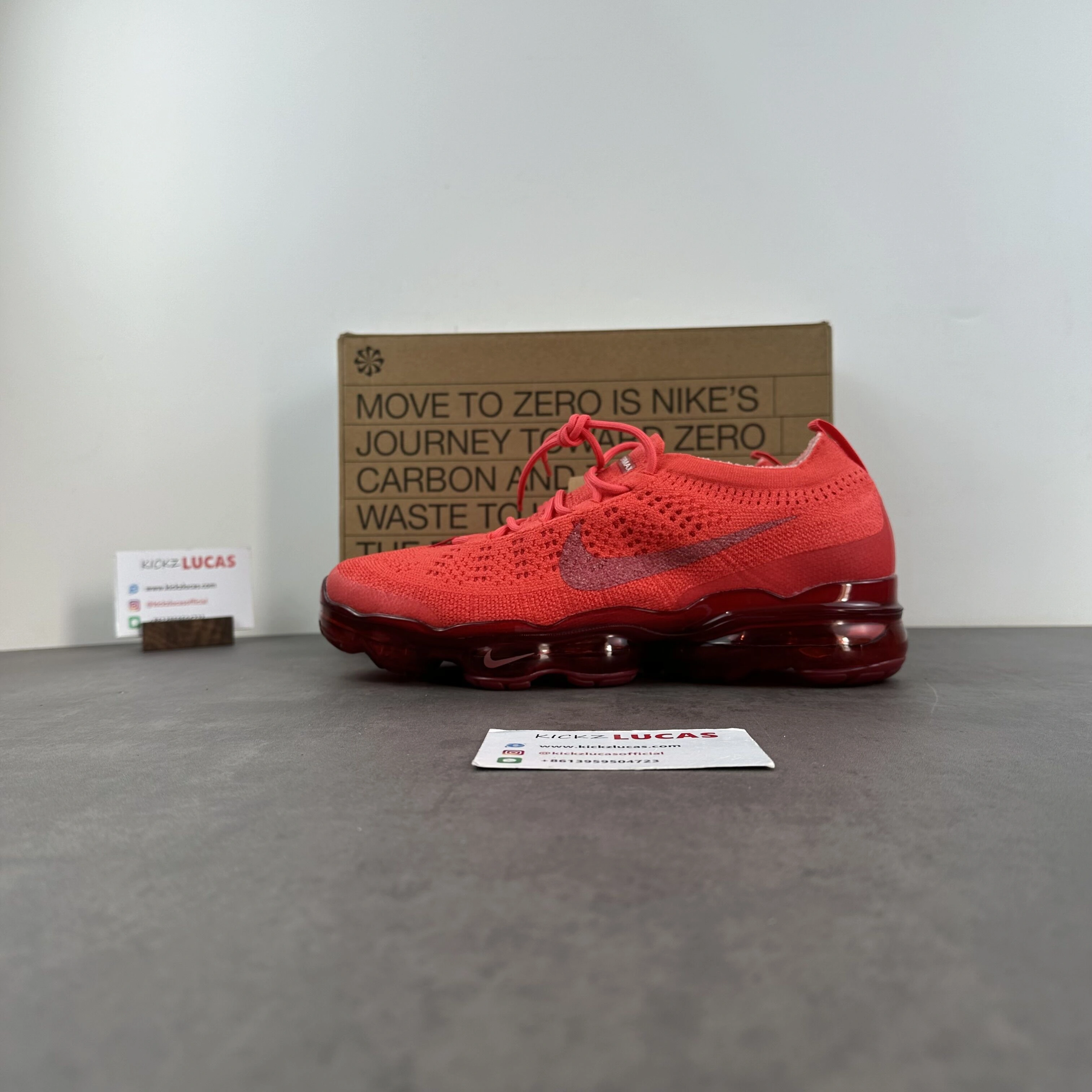 Air VaporMax 2023 Flyknit Triple Red DV1678- Versatile 905