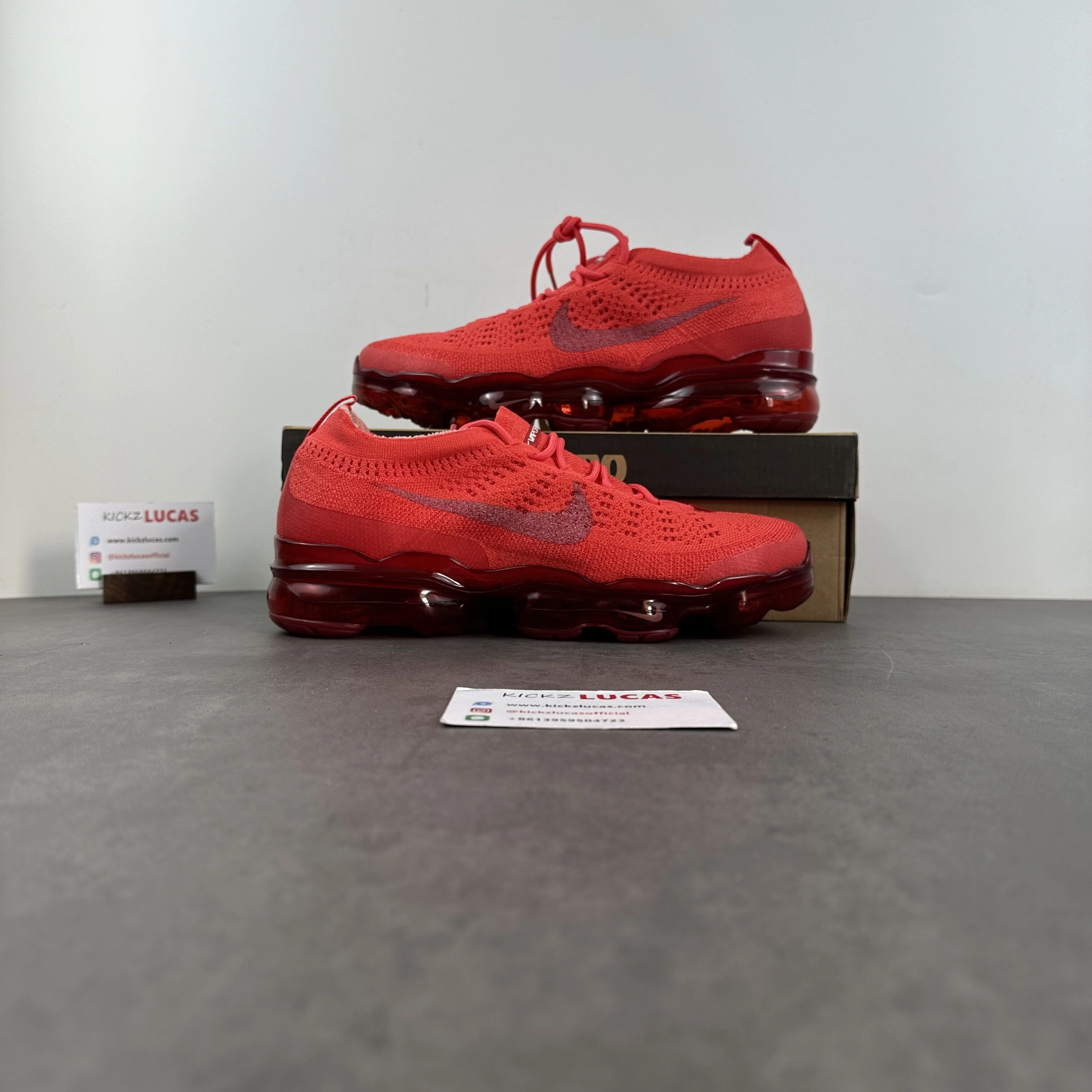 Air VaporMax 2023 Flyknit Triple Red DV1678- Versatile 905