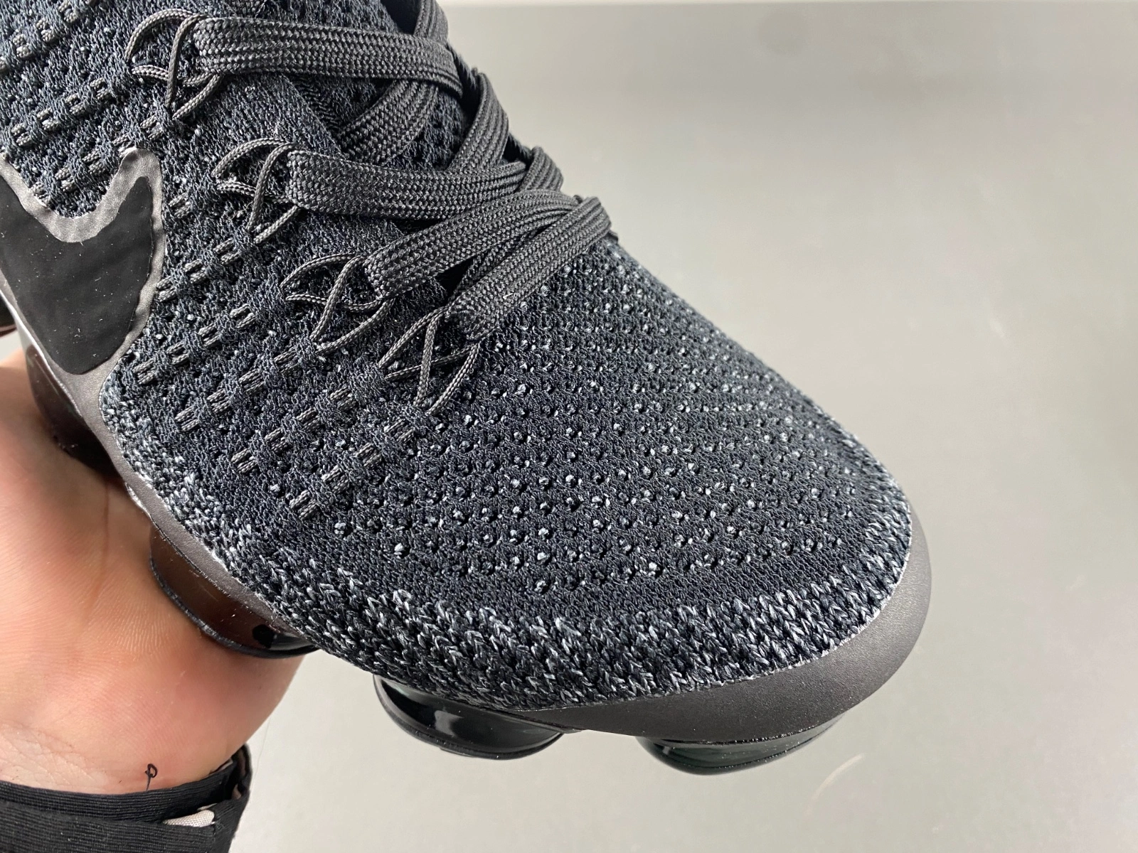 WellDesigned Air VaporMax Flyknit Black Dark Grey 849558- 852