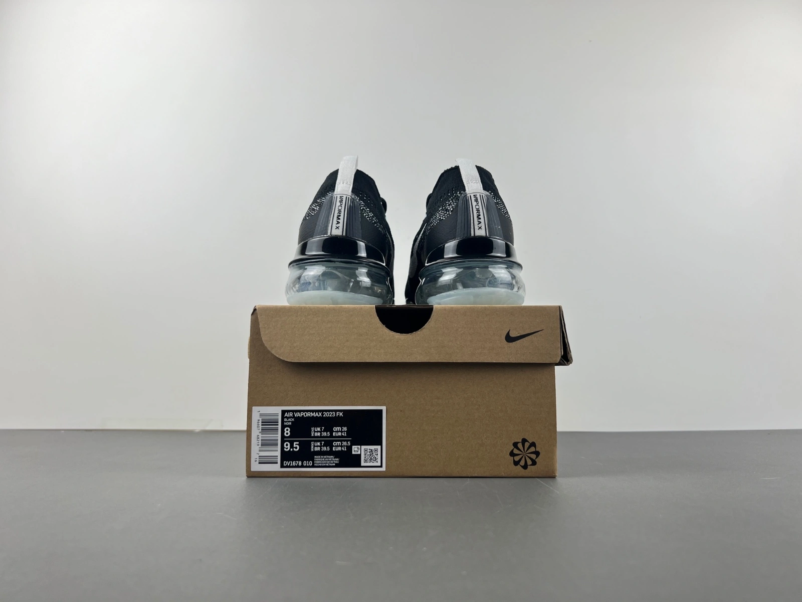 Trendy Air Vapormax 2023 Flyknit Black Blue Tint DV1678- 884