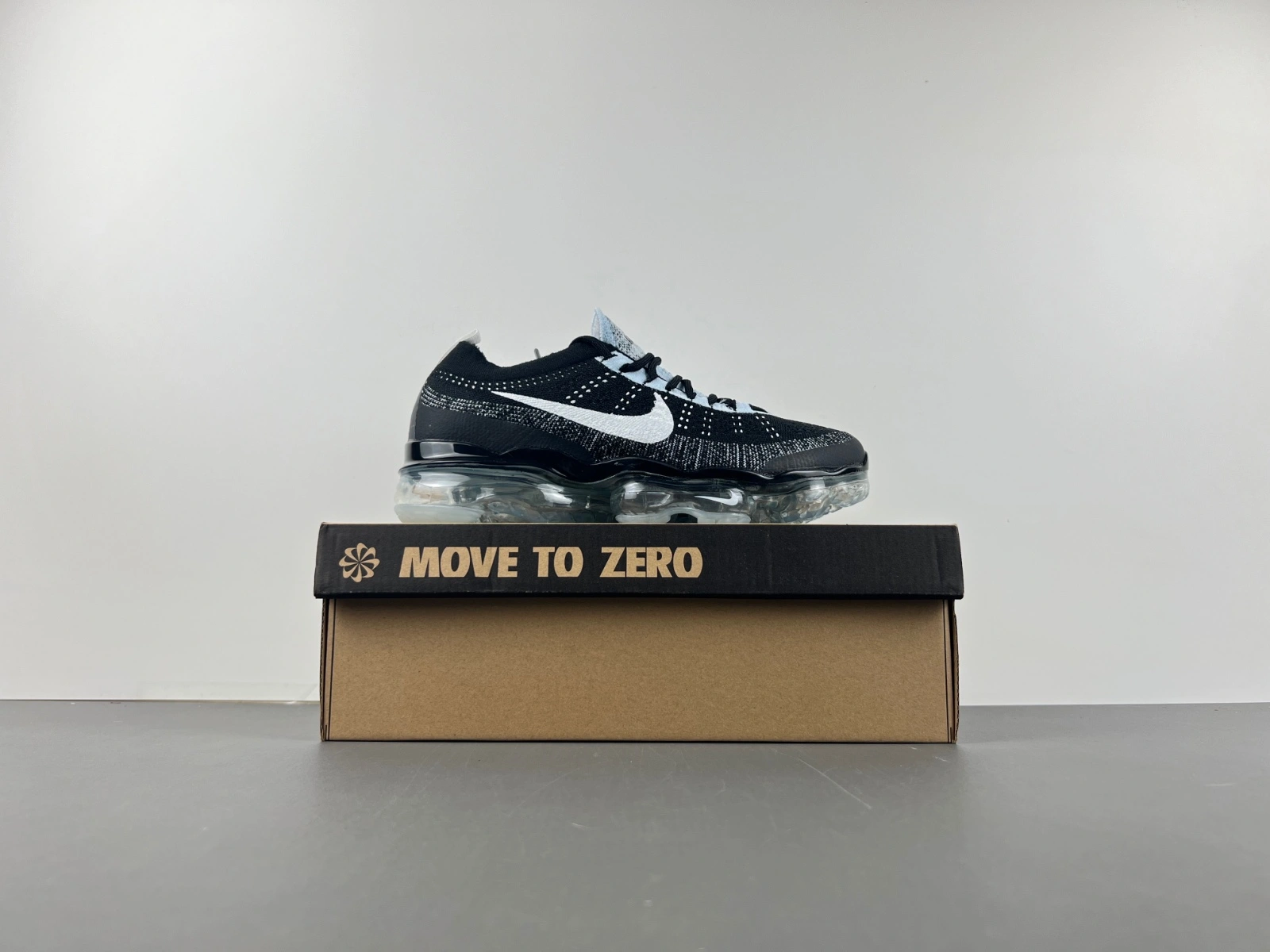 Trendy Air Vapormax 2023 Flyknit Black Blue Tint DV1678- 884