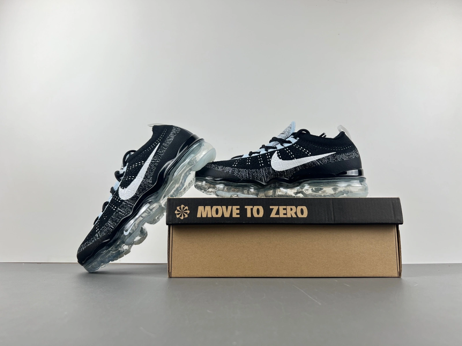 Trendy Air Vapormax 2023 Flyknit Black Blue Tint DV1678- 884