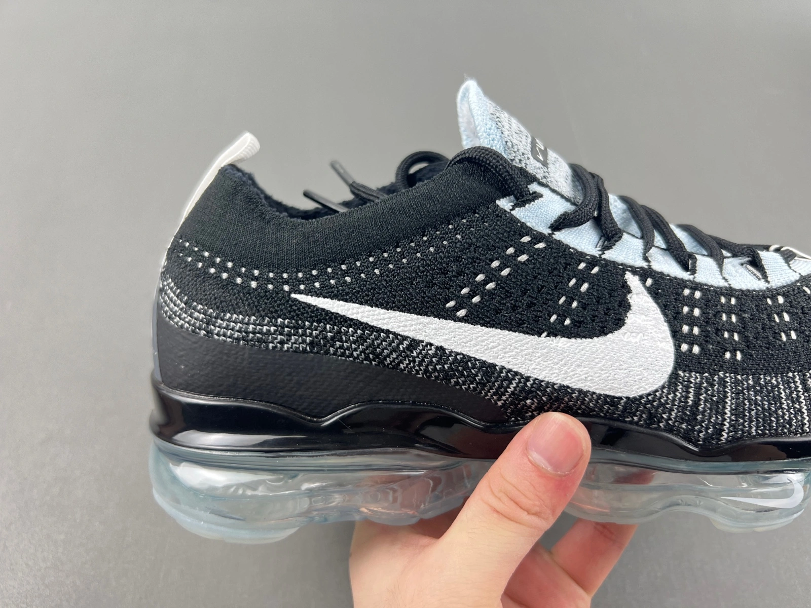 Trendy Air Vapormax 2023 Flyknit Black Blue Tint DV1678- 884