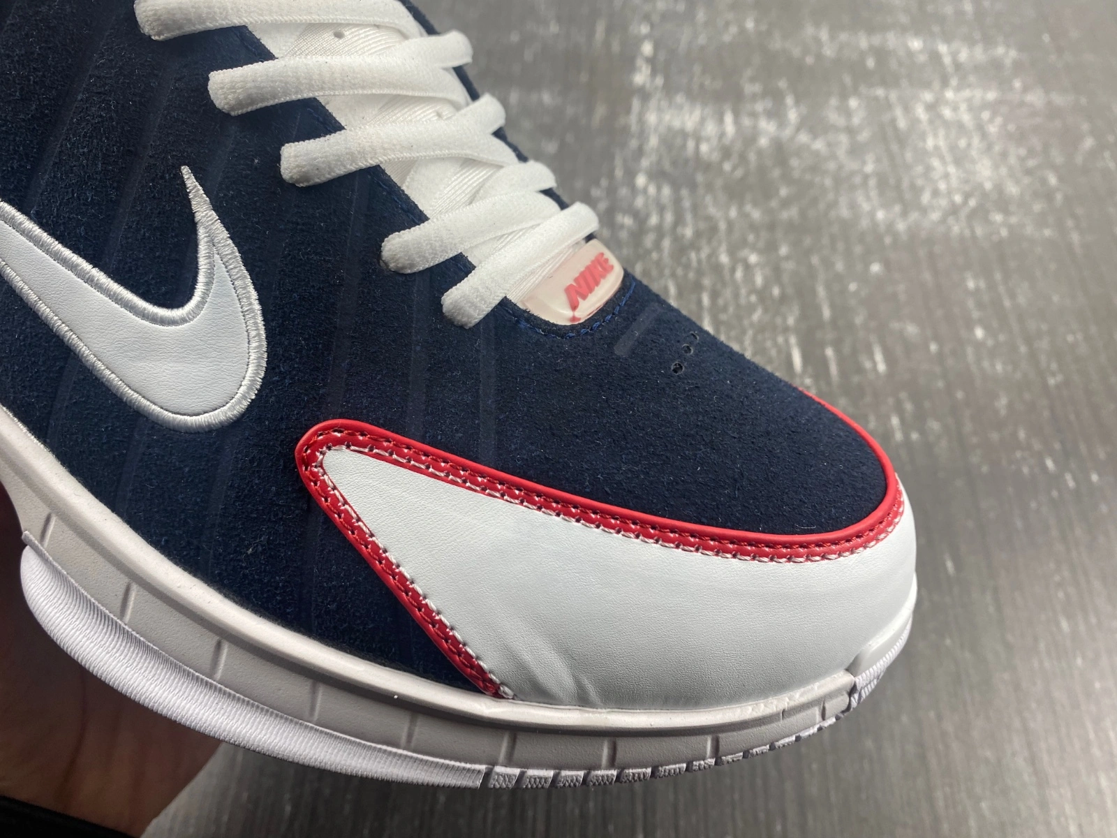 Compact Air Zoom Huarache 2K4 Navy White Red 308475- 1057