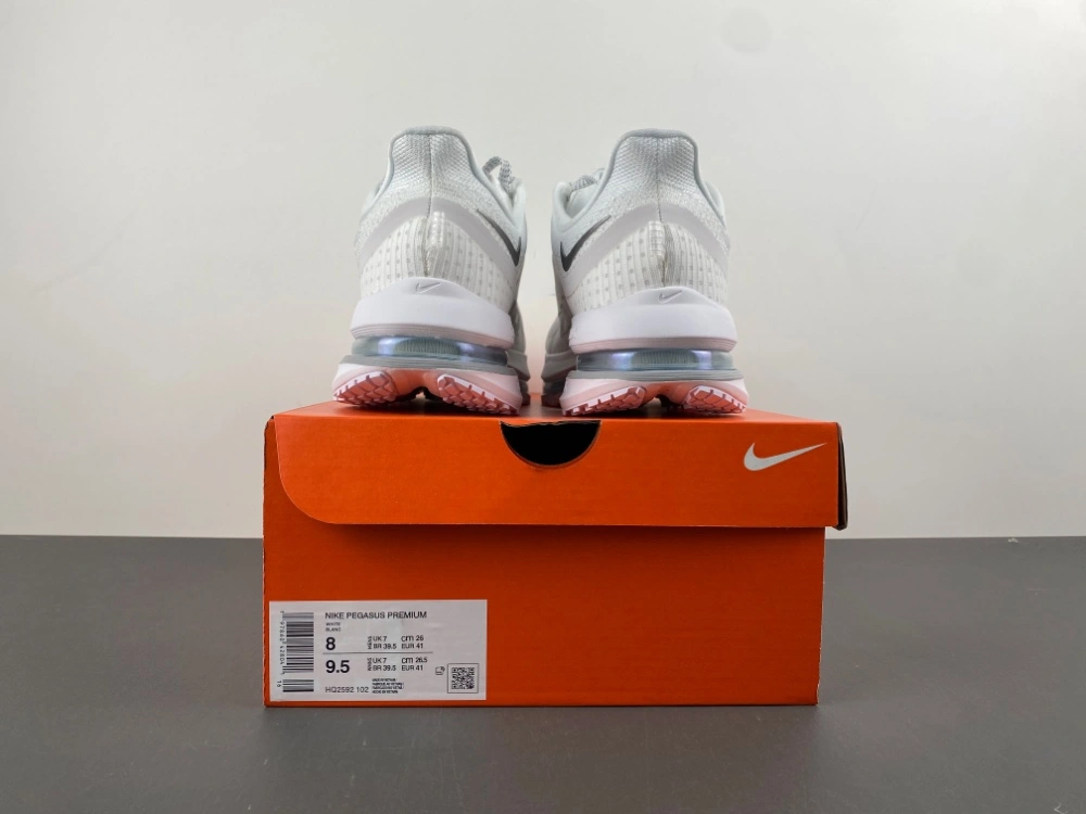 Air Zoom Pegasus  White Metallic Silver HQ2592- Original 837
