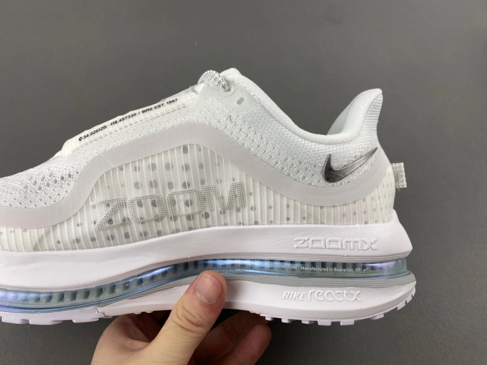 Air Zoom Pegasus  White Metallic Silver HQ2592- Original 837