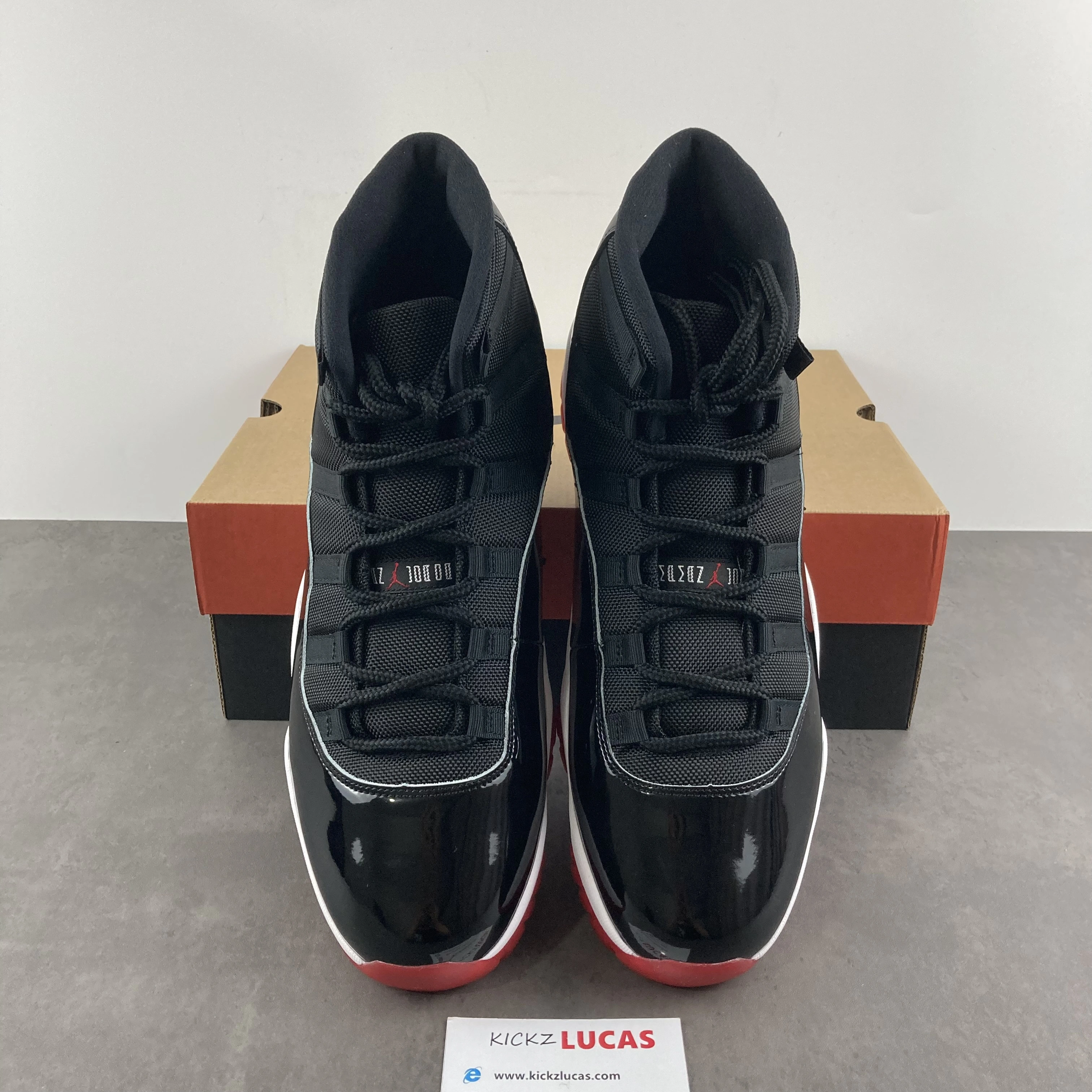 AirJordan 11 Retro Playoffs Bred 378037- Comfortable 2216