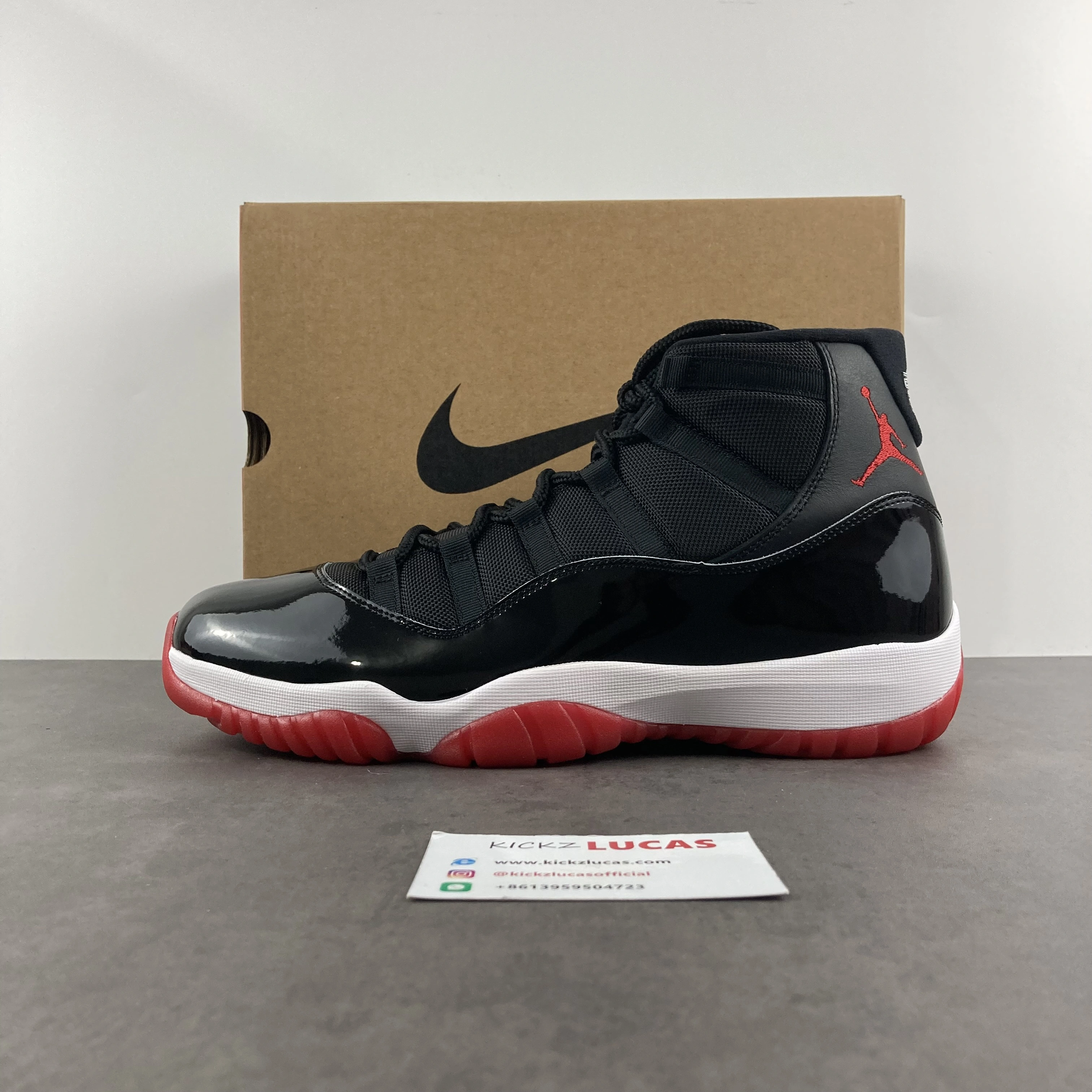 AirJordan 11 Retro Playoffs Bred 378037- Comfortable 2216