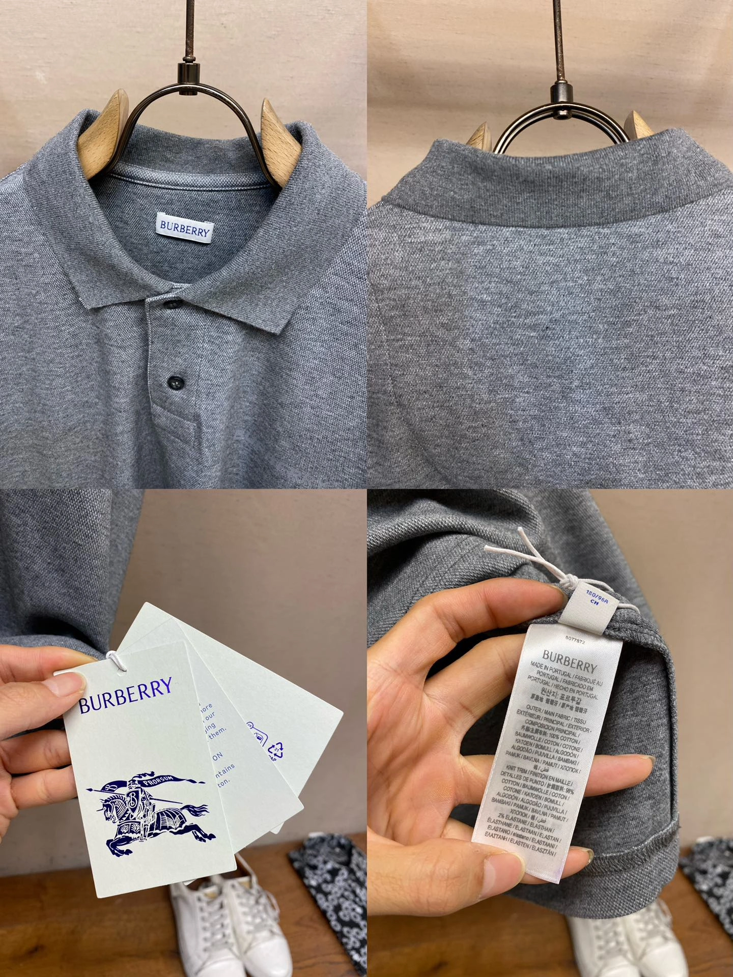 B*URBERRY T-shirt Top Quality D17 20240411- Supportive 13934