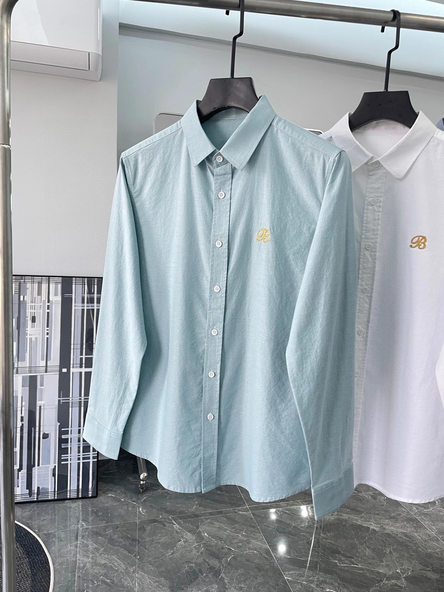 Original B*URBERRY shirt Top Quality D17 20240326- 13980