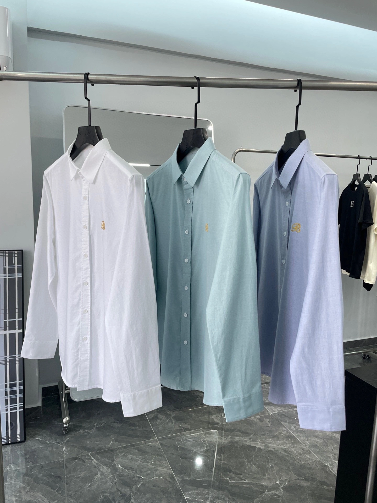Original B*URBERRY shirt Top Quality D17 20240326- 13980