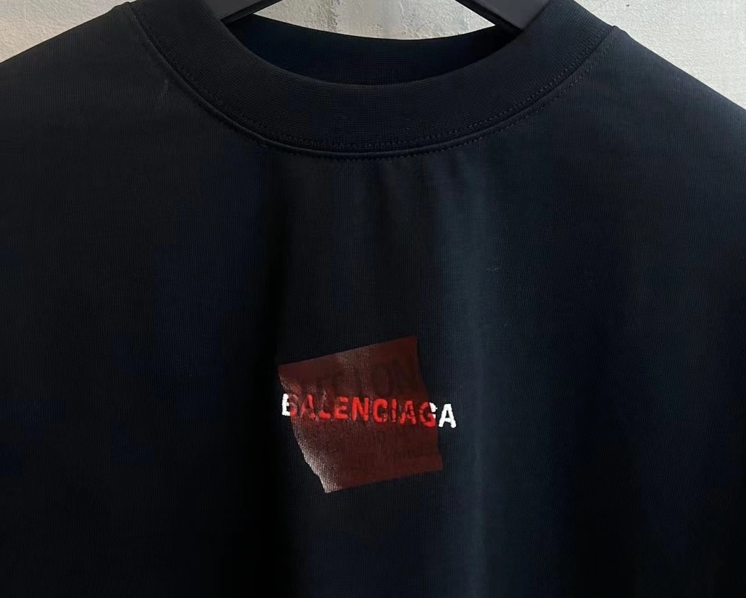 Original B*alenciag T-shirt Top Quality KOF 20250420- 9818