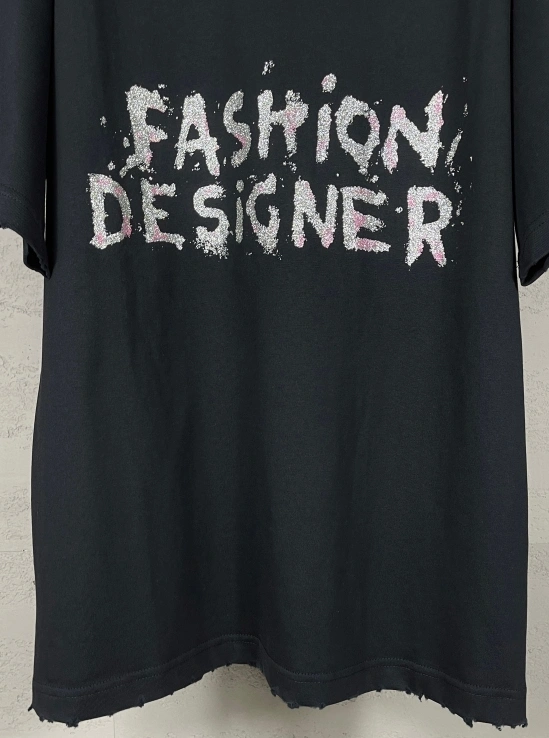B*alenciag T-shirt Top Quality KOF 20250420- Stretchable 9816