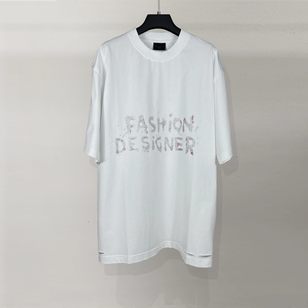 B*alenciag T-shirt Top Quality KOF 20250420- Neat 9817