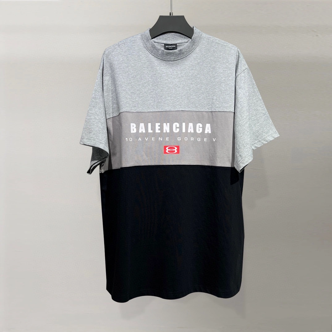 B*alenciag T-shirt Top Quality KOF 20250420- HighQuality 9808