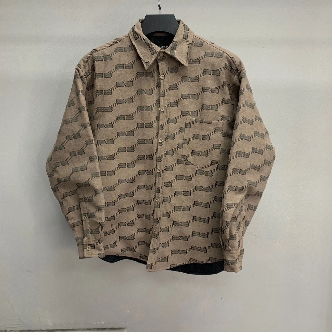 OnTrend B*alenciag shirt Top Quality KOF 20250420- 9867