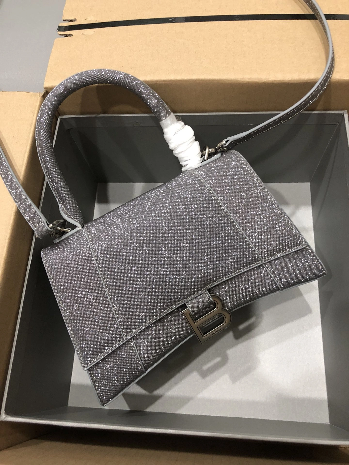 SmoothTexture B*alenciaga Crossbody bag Top Quality HT 20231017-100 31*20* 9060