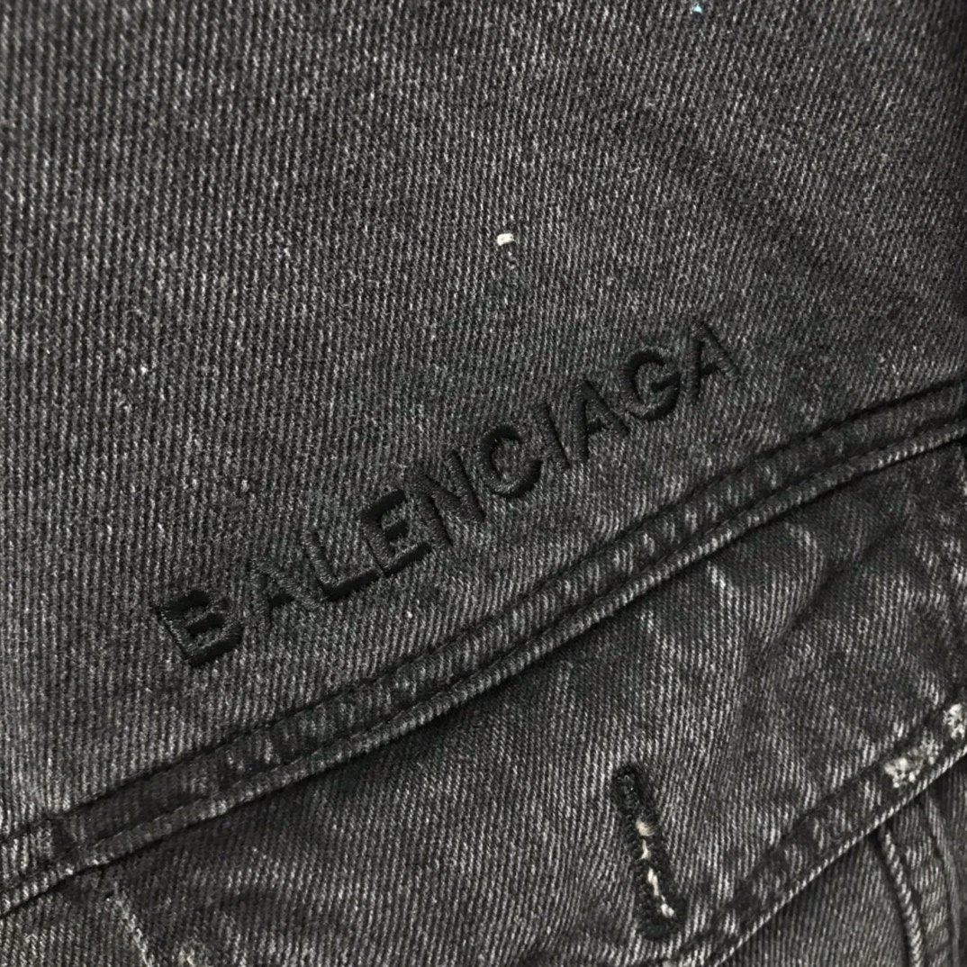 B*alenciaga Denim jacket Top Quality DSX 20230921- Versatile 10909