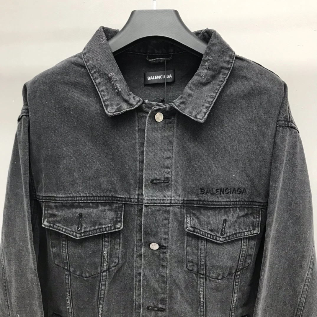 B*alenciaga Denim jacket Top Quality DSX 20230921- Versatile 10909