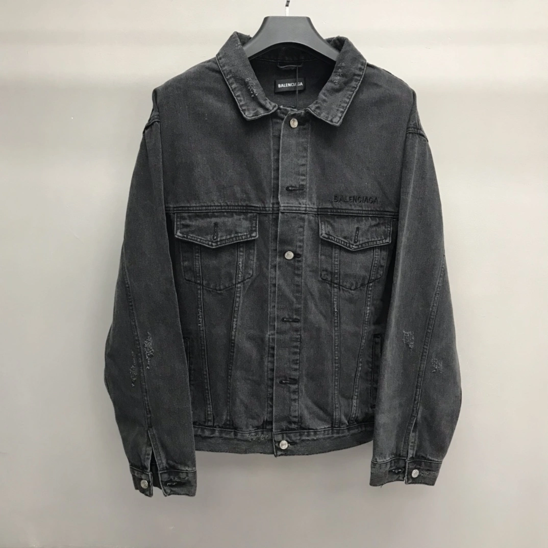B*alenciaga Denim jacket Top Quality DSX 20230921- Versatile 10909