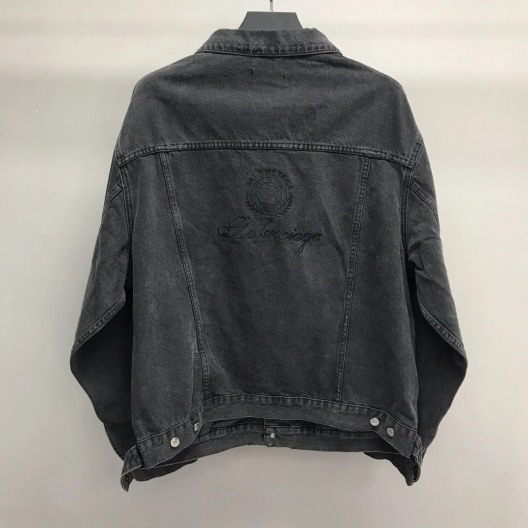 B*alenciaga Denim jacket Top Quality DSX 20230921- Versatile 10909
