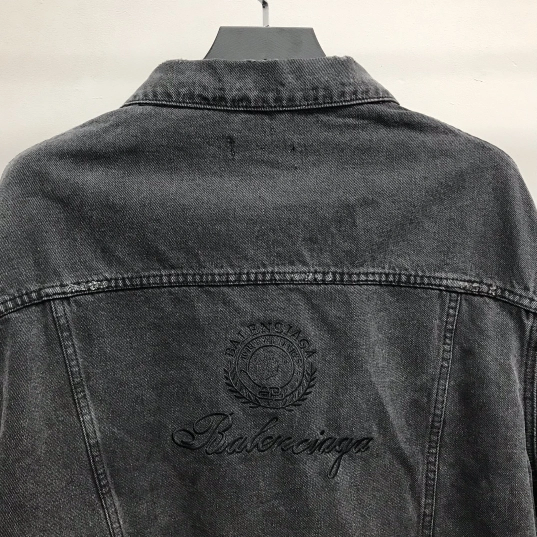 B*alenciaga Denim jacket Top Quality DSX 20230921- Versatile 10909