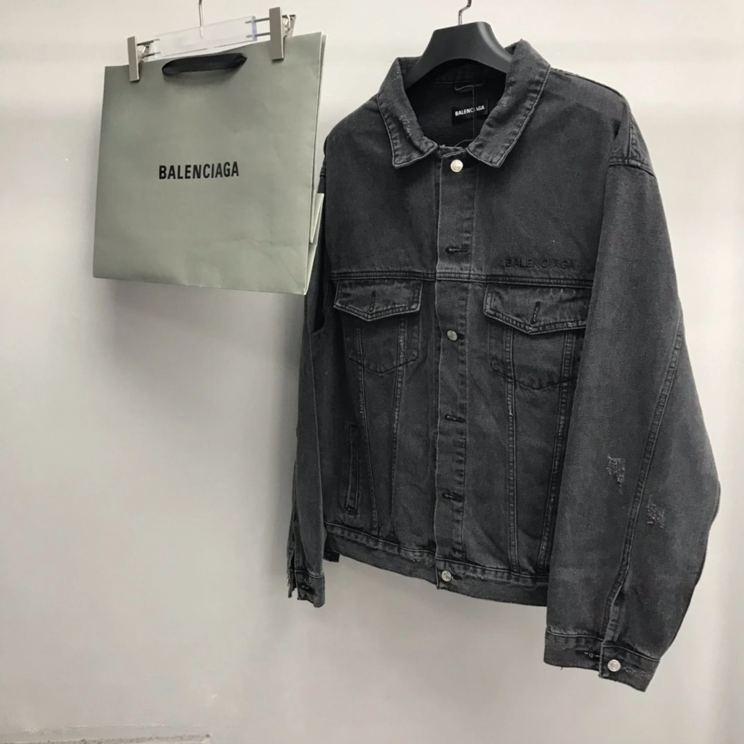 B*alenciaga Denim jacket Top Quality DSX 20230921- Versatile 10909