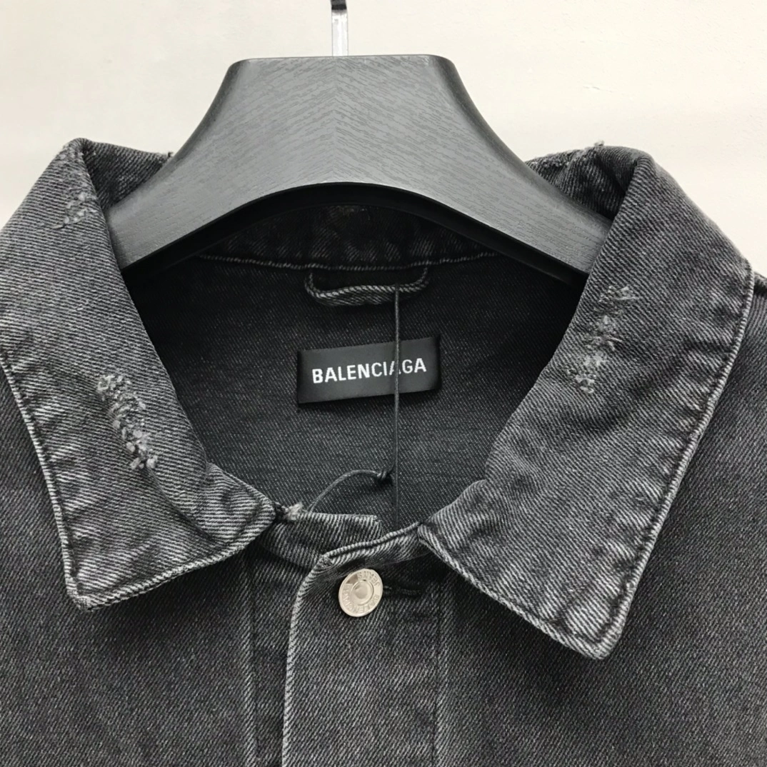 B*alenciaga Denim jacket Top Quality DSX 20230921- Versatile 10909