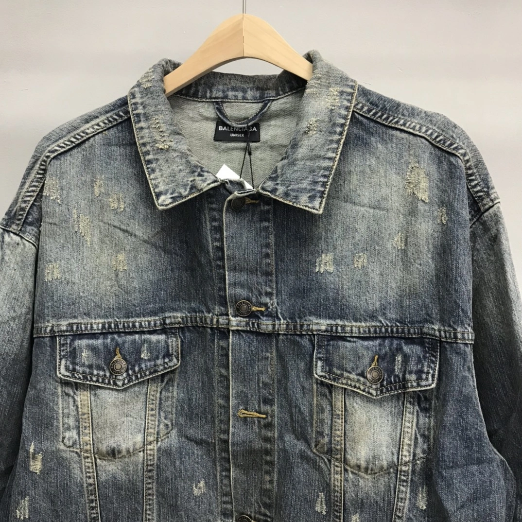 B*alenciaga Denim jacket Top Quality DSX 20230921- ModernLook 10907