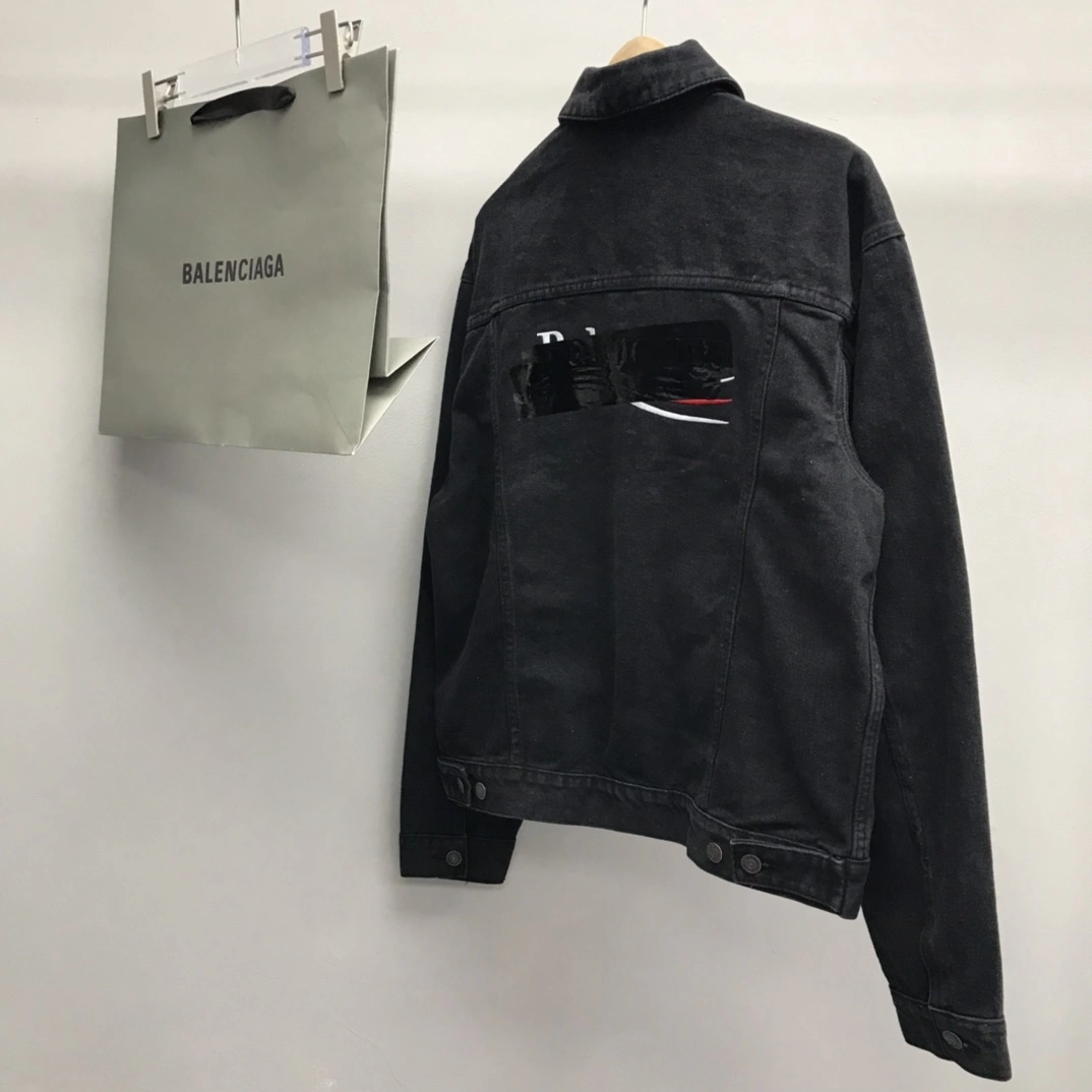 Attractive B*alenciaga Denim jacket Top Quality DSX 20230921- 10951