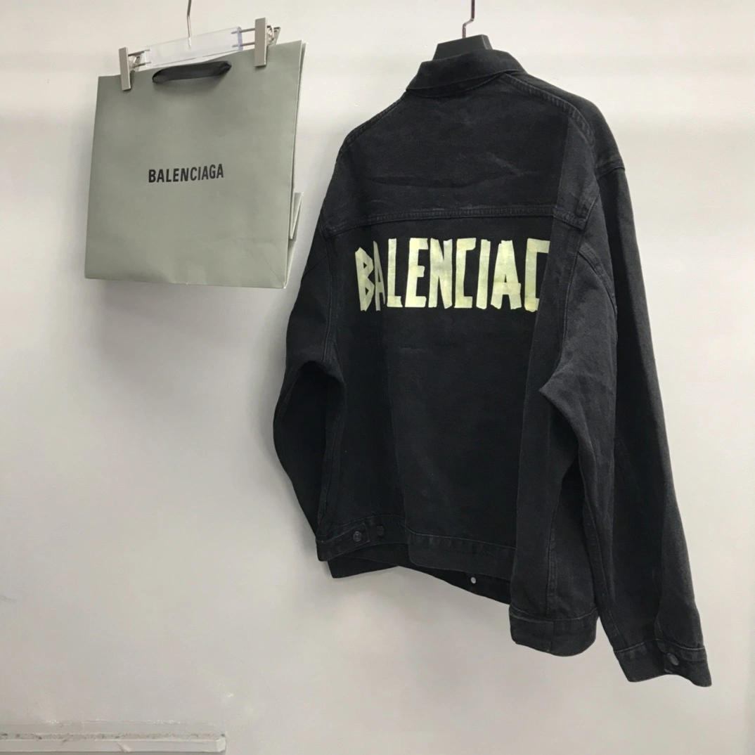 Tailored B*alenciaga Denim jacket Top Quality DSX 20230921- 10942