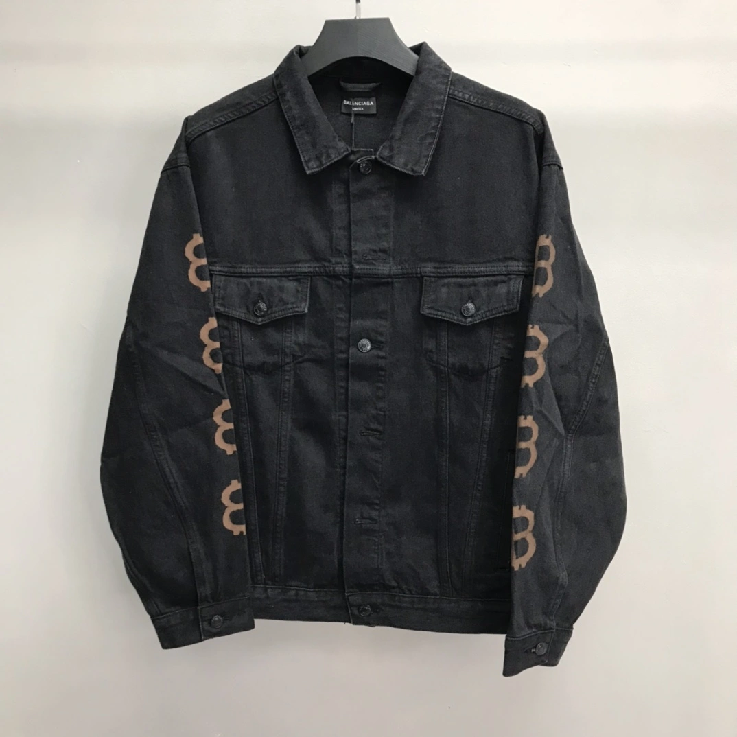 Elegant B*alenciaga Denim jacket Top Quality DSX 20230927- 10709