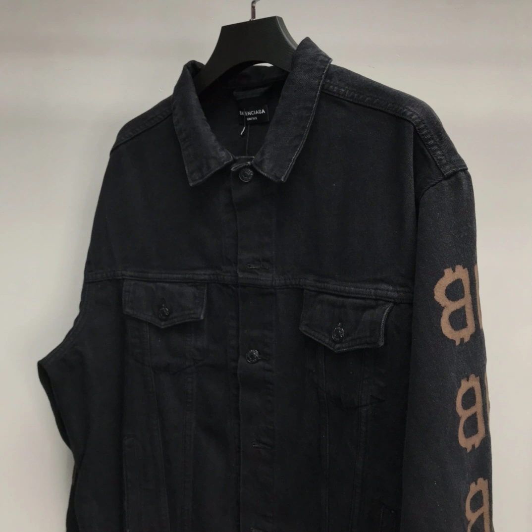 Elegant B*alenciaga Denim jacket Top Quality DSX 20230927- 10709