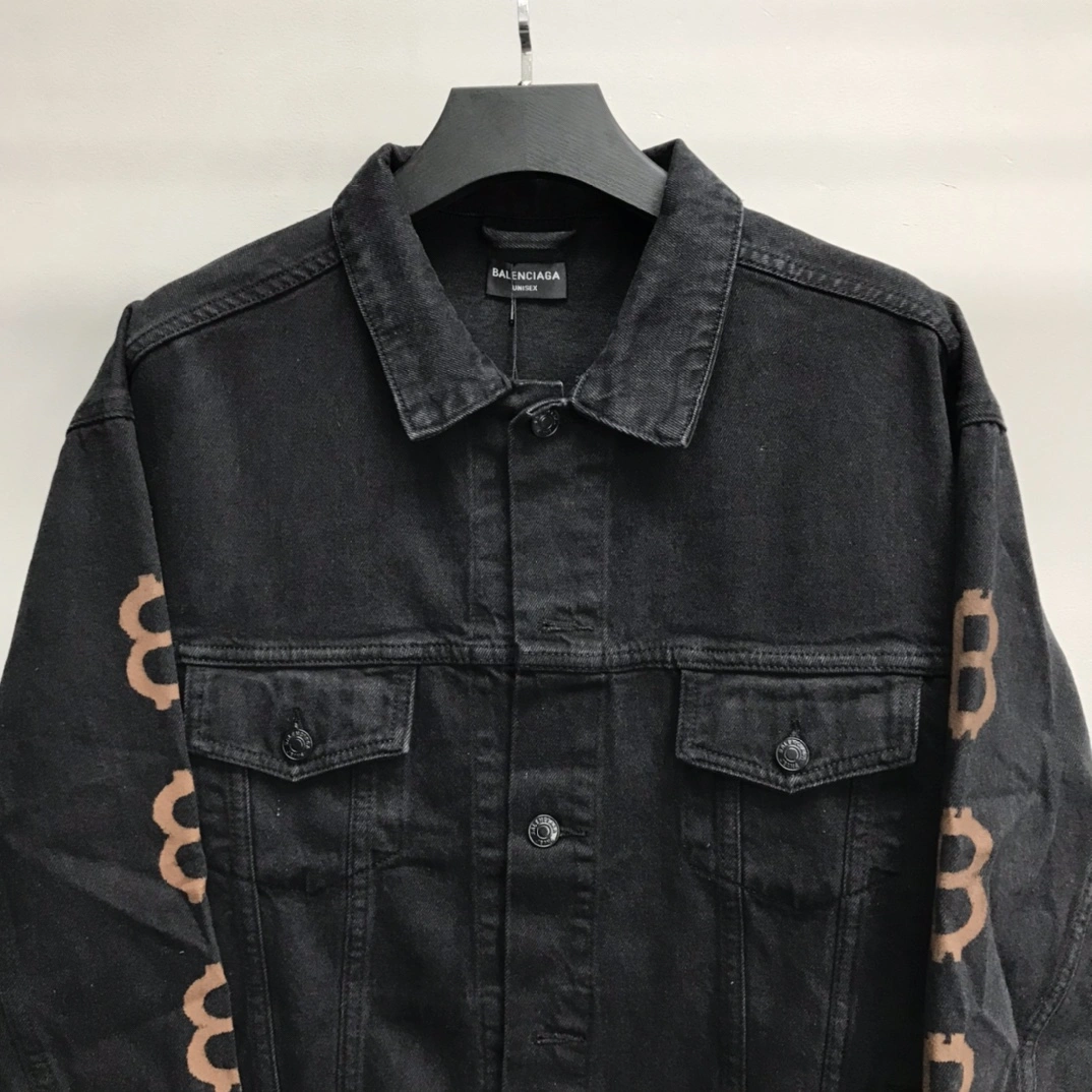Elegant B*alenciaga Denim jacket Top Quality DSX 20230927- 10709