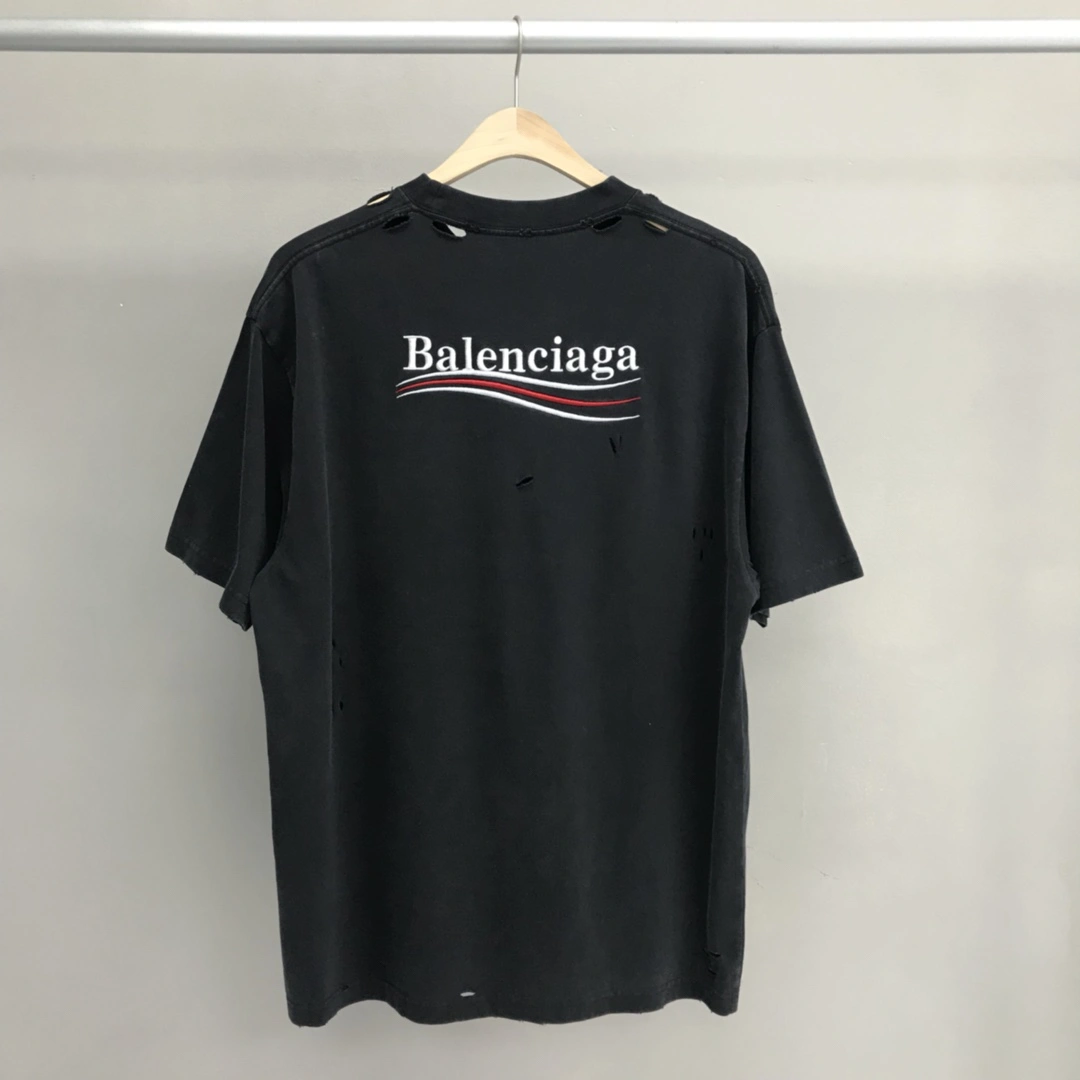 Sleek B*alenciaga T-Shirt Top Quality DSX 20230615- 11333