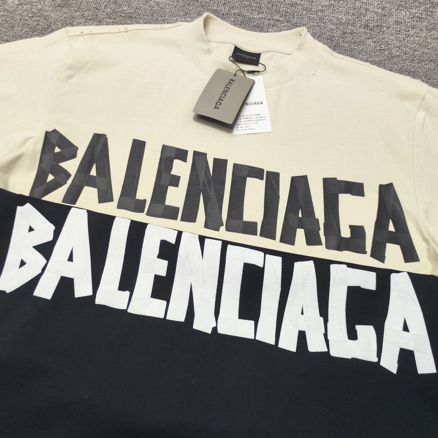 Thermal B*alenciaga T-Shirt Top Quality SONE 20240803- 10123