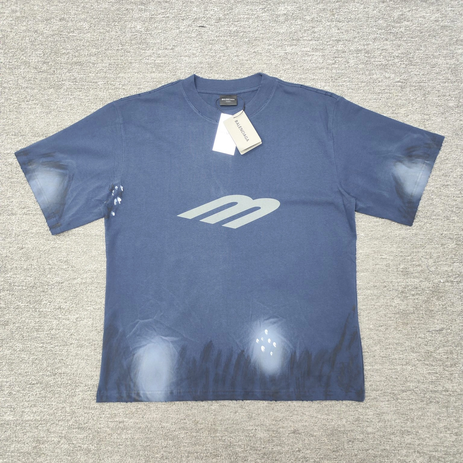 SmoothTexture B*alenciaga T-Shirt Top Quality SONE 20240803- 10135