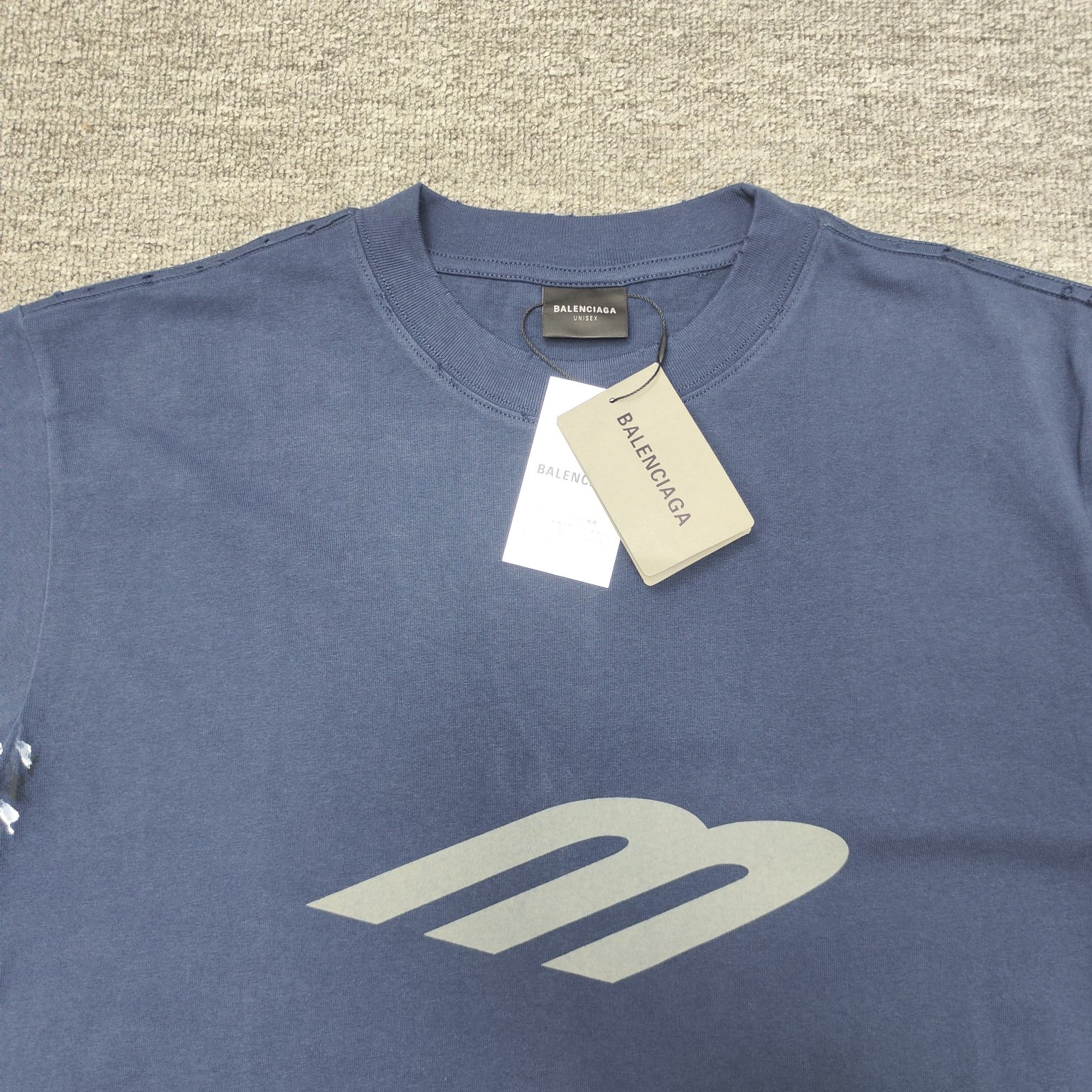 SmoothTexture B*alenciaga T-Shirt Top Quality SONE 20240803- 10135