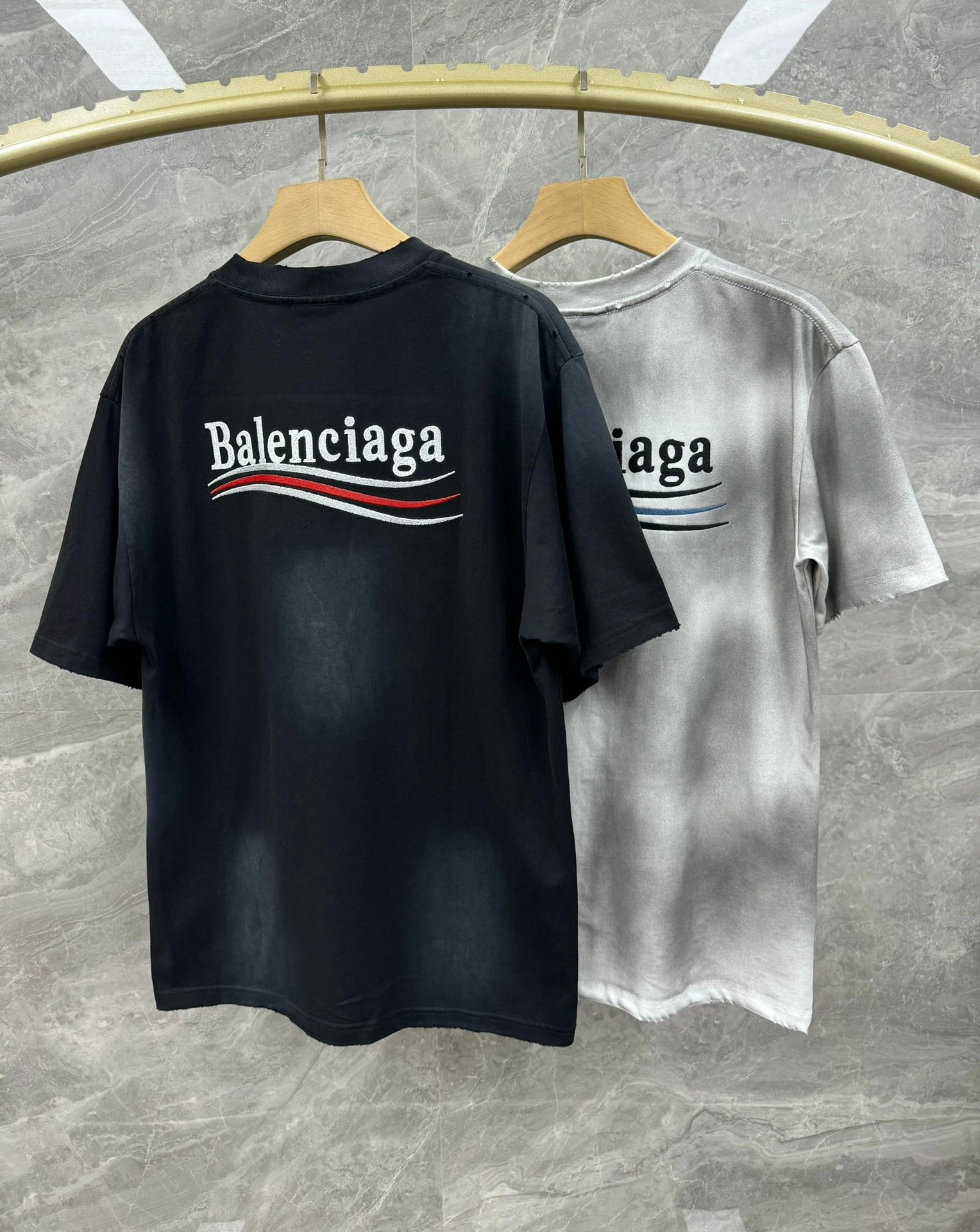 B*alenciaga T-shirt Top Quality D17 20240412- ZipUp 10534
