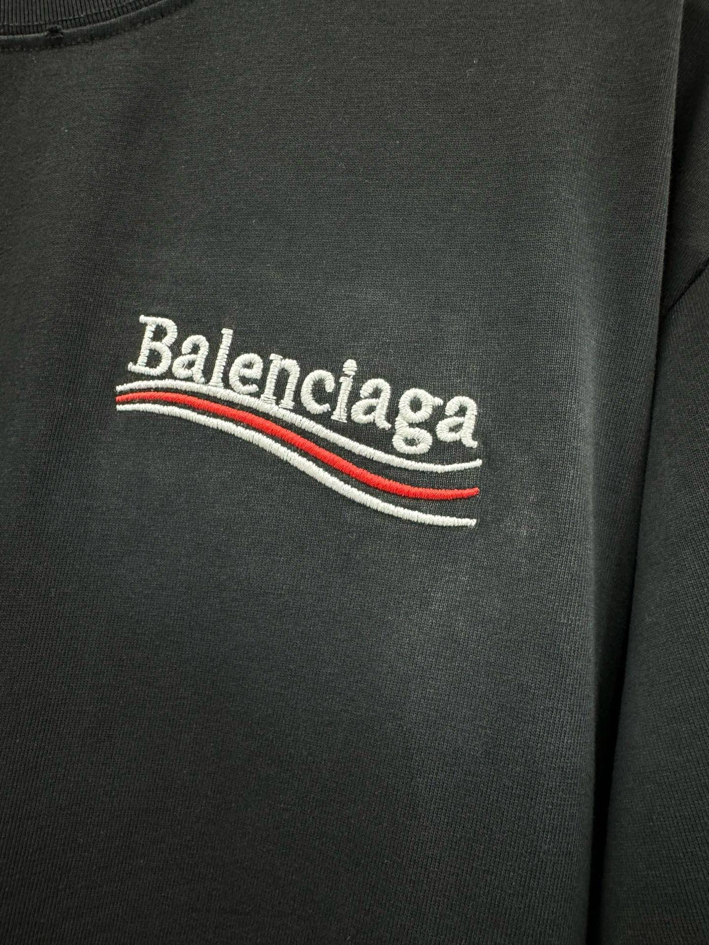 B*alenciaga T-shirt Top Quality D17 20240412- ZipUp 10534