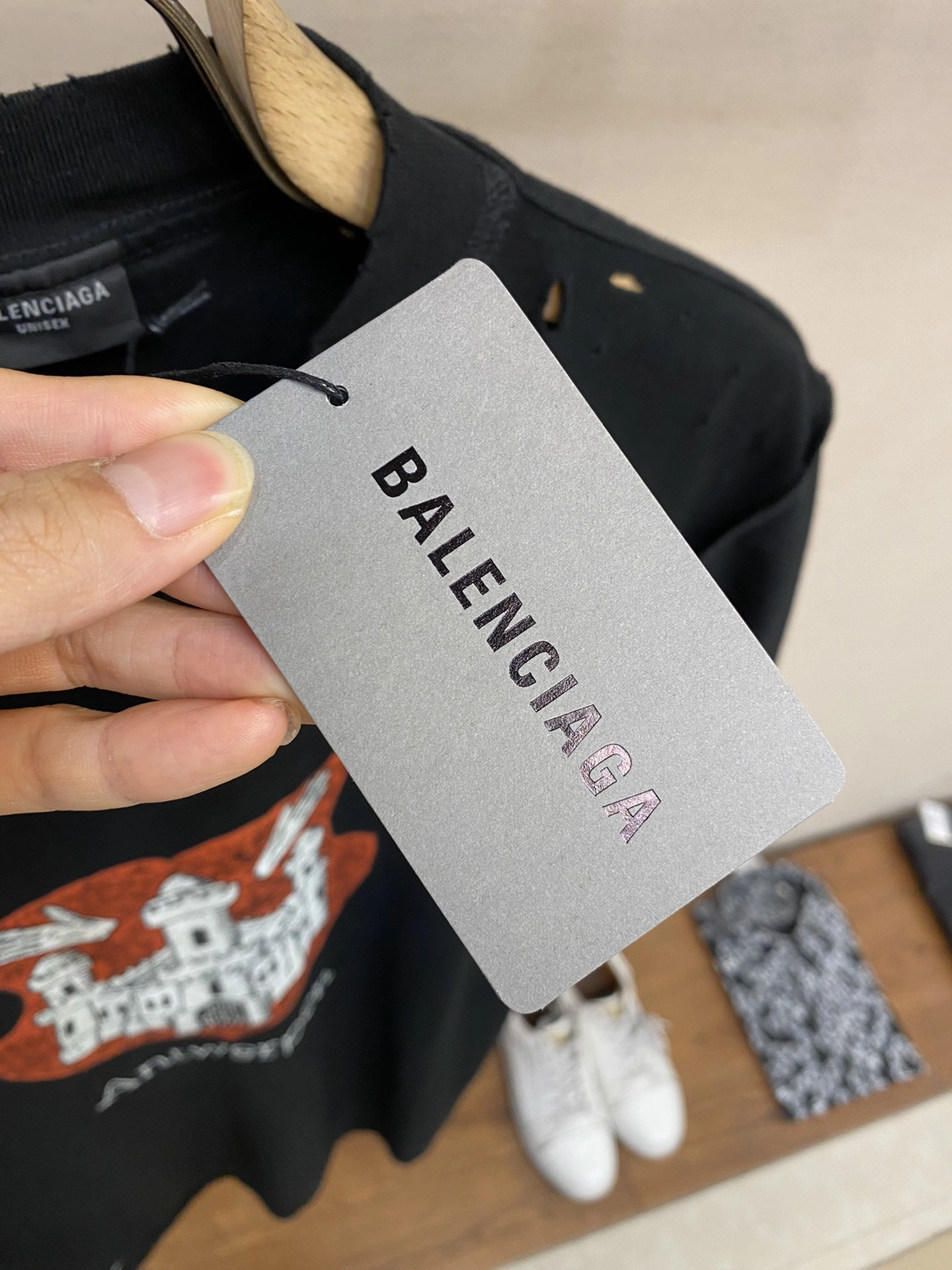 Packable B*alenciaga T-shirt Top Quality D17 20240412- 10537