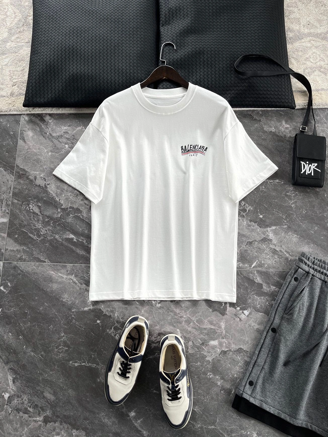 B*alenciaga T-shirt Top Quality D17 20240419- Breathable 10514