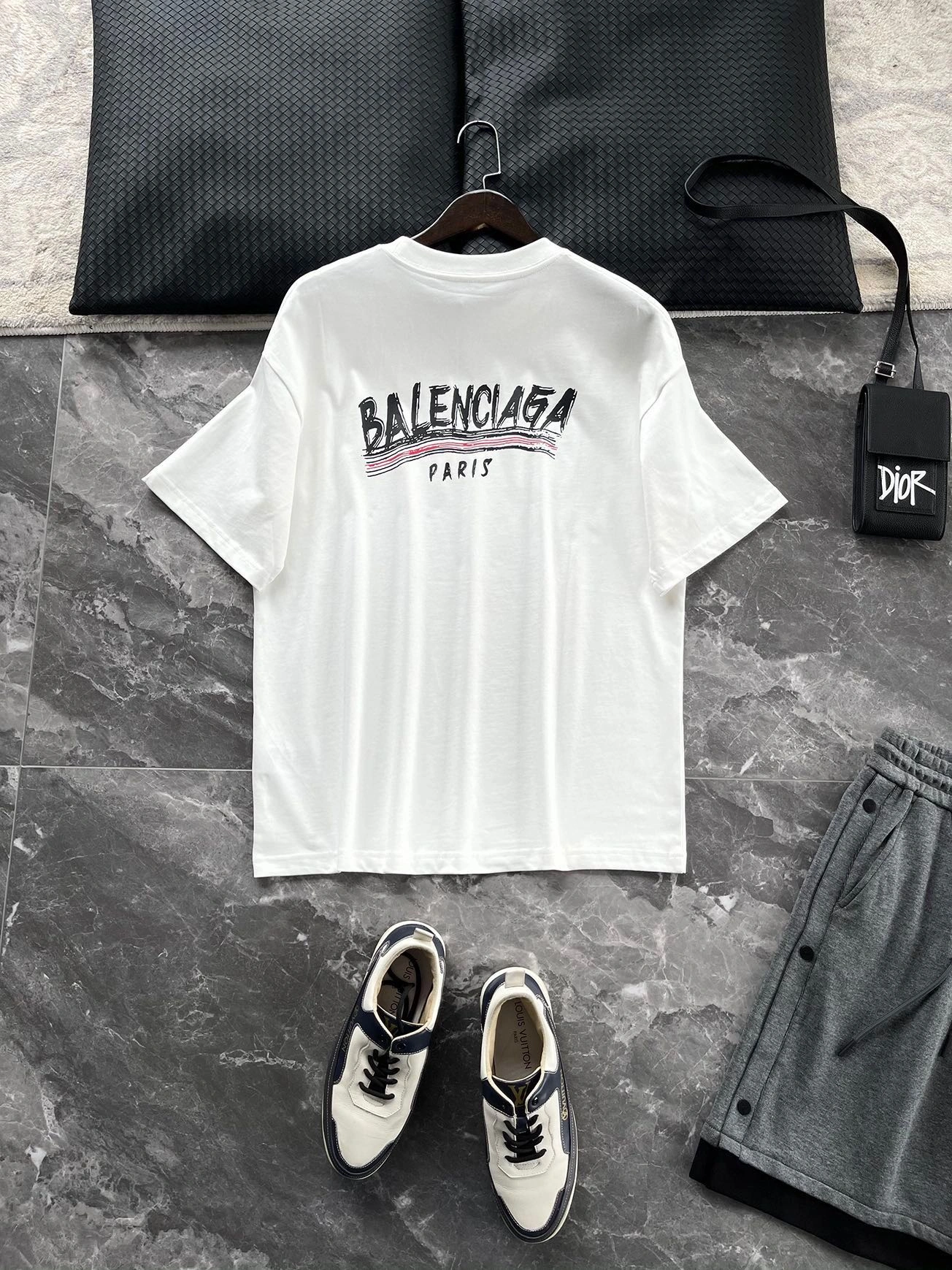 B*alenciaga T-shirt Top Quality D17 20240419- Breathable 10514