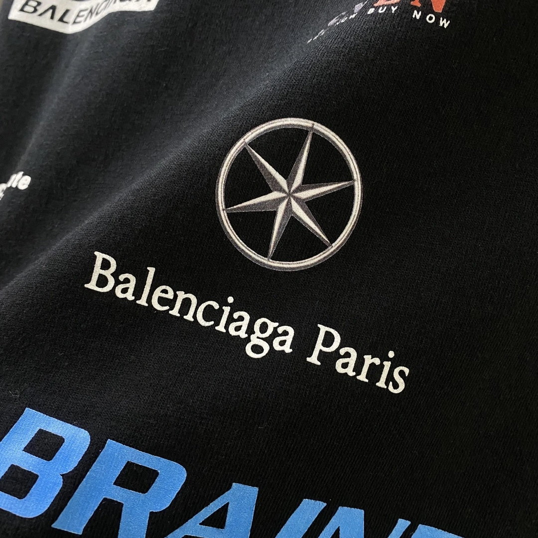 B*alenciaga T-shirt Top Quality D17 20240422- Breathable 10499