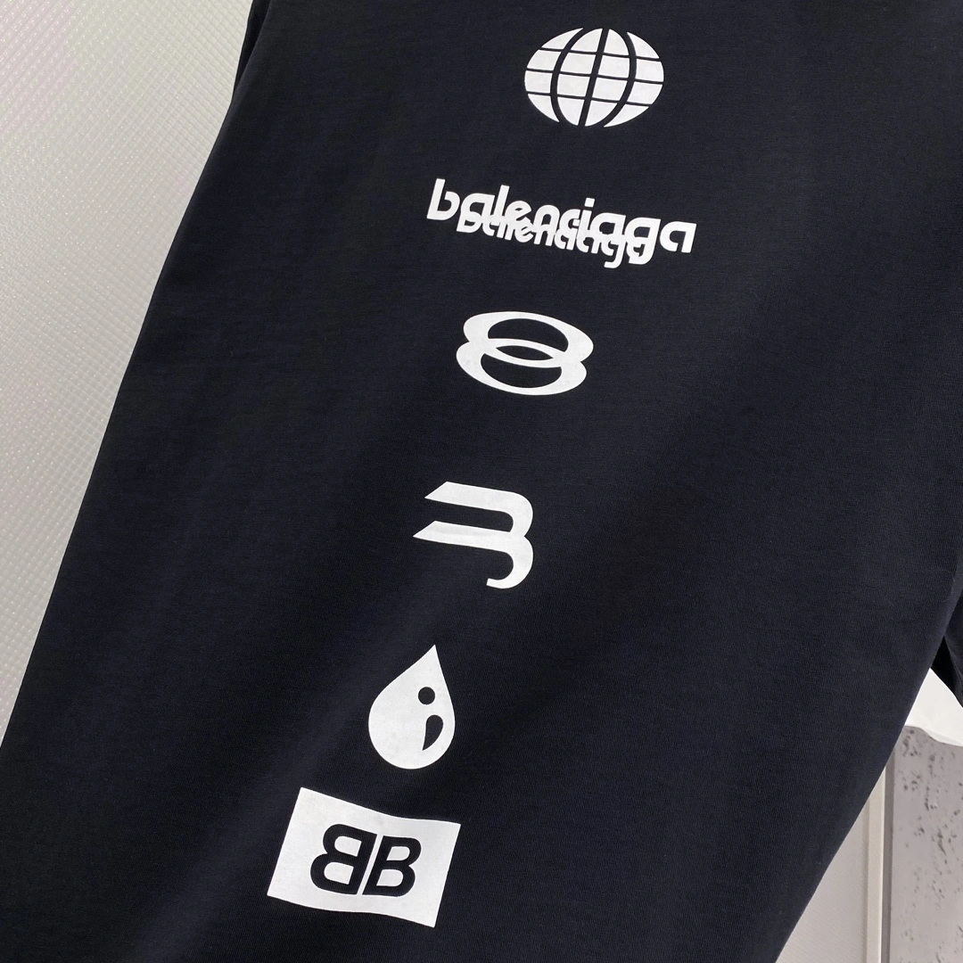 Breathable B*alenciaga T-shirt Top Quality D17 20240502- 10475