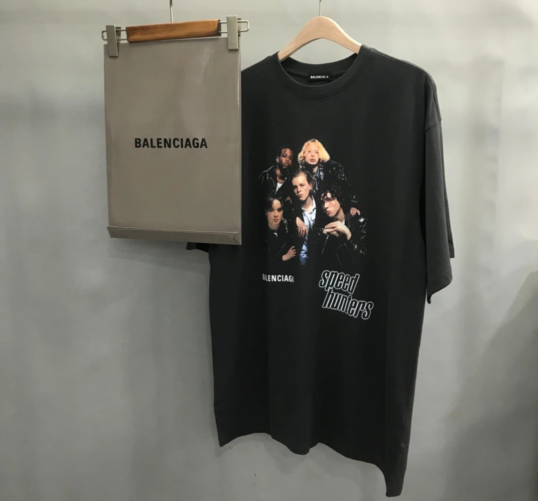 Stylish B*alenciaga T-shirt Top Quality DSX 20230616- 11252