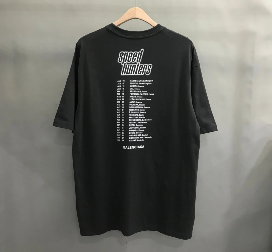 Stylish B*alenciaga T-shirt Top Quality DSX 20230616- 11252