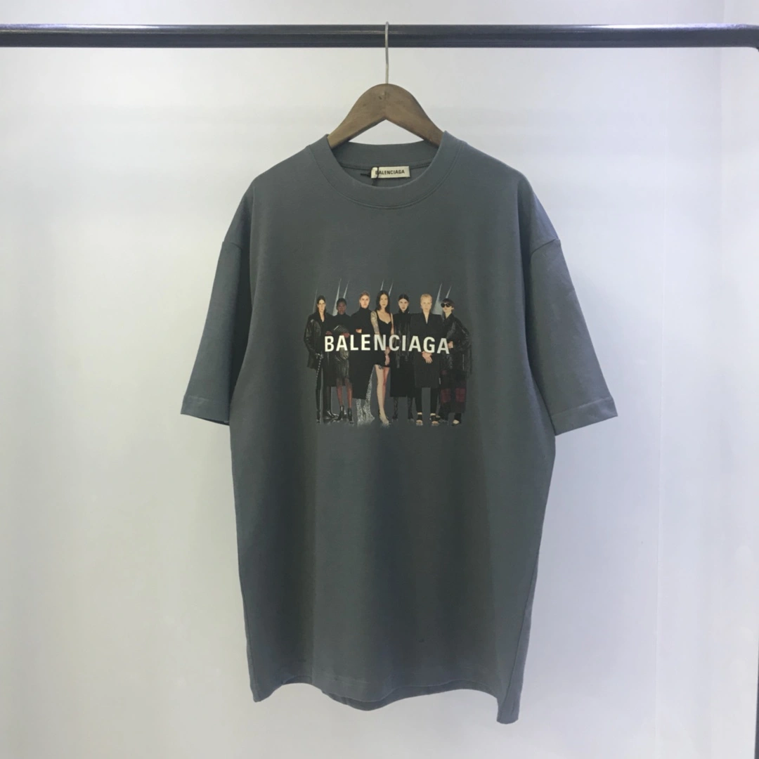 Breathable B*alenciaga T-shirt Top Quality DSX 20230619- 11239