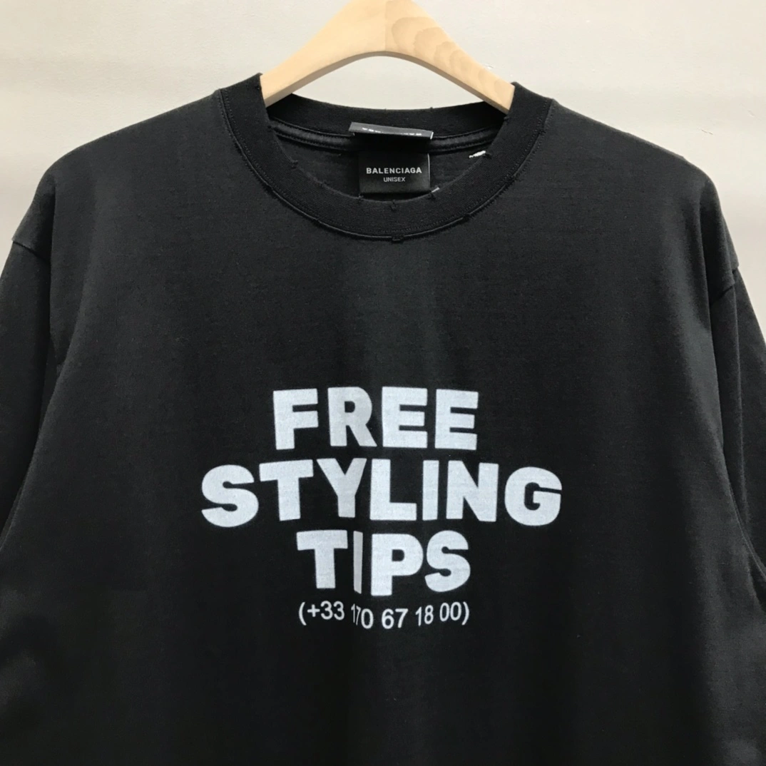 B*alenciaga T-shirt Top Quality DSX 20230619- WrinkleFree 11197