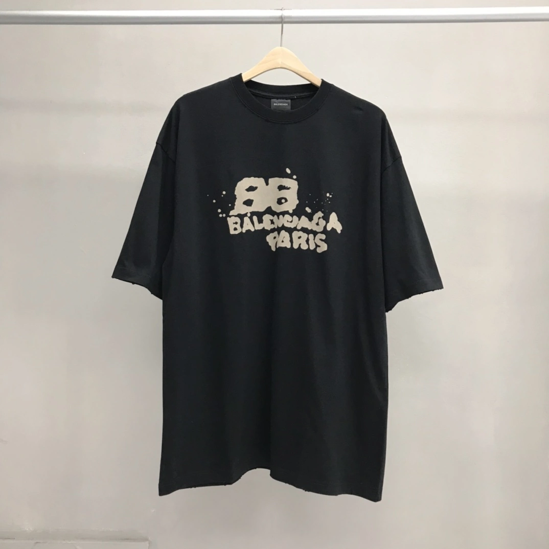 B*alenciaga T-shirt Top Quality DSX 20230619- Soft 11179